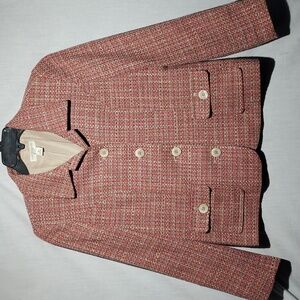 Appleseeds Tweed‎ button-up jacket women's size 14P